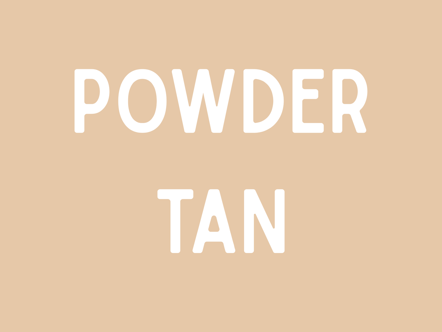 Powder Tan (TN52D) Biothane