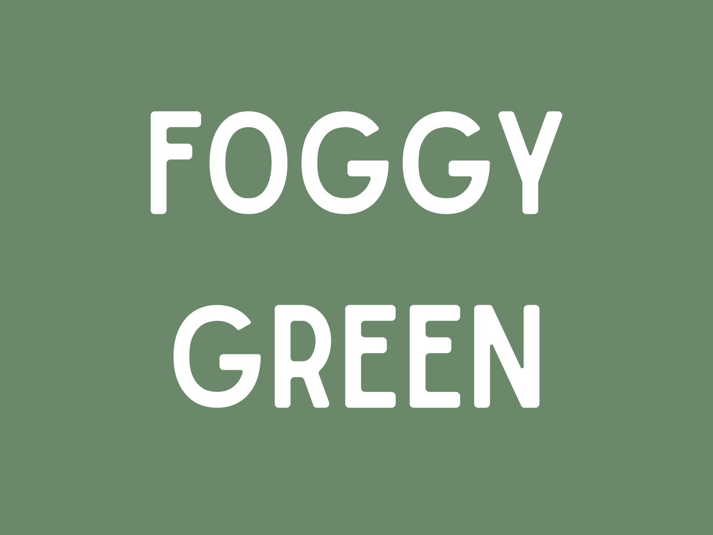 Foggy Green (GN523) Biothane