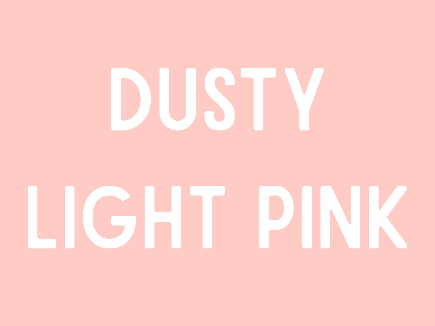 Dusty Light Pink (PK527) Biothane